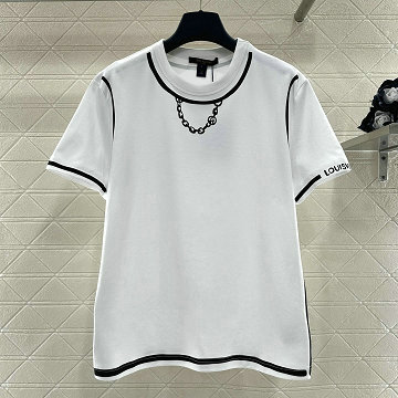 商品細詳を見る:ルイヴィトン LOUISVUITTON 2026年新作 ショートスリーブTシャツ コットンジャージー クルーネック レディース
