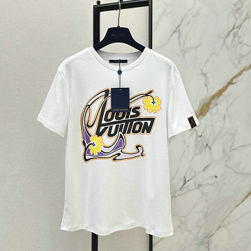 商品細詳を見る:ルイヴィトン LOUISVUITTON 2026年新作 Tシャツ ショートスリーブ コットンジャージー クルーネック レディース