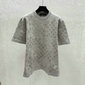 商品名称：ルイヴィトン LOUISVUITTON 2026年新作 ショートスリーブ ニットトップ ウール セーター クルーネック レディース