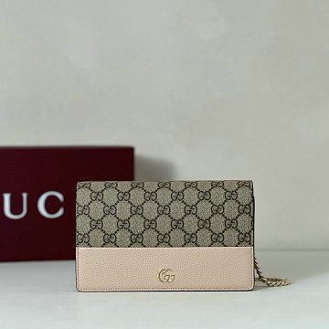 商品名称：グッチ GUCCI 2025年新作 497985 プチ マーモント チェーンウォレット ショルダーバッグ レディース
