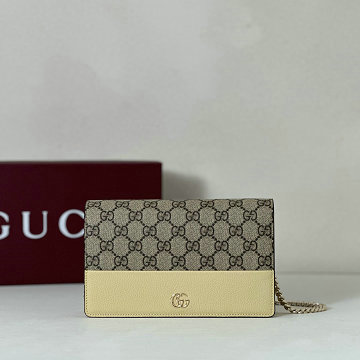 商品細詳を見る:グッチ GUCCI 2025年新作 プチ マーモント チェーンウォレット ショルダーバッグ レディース