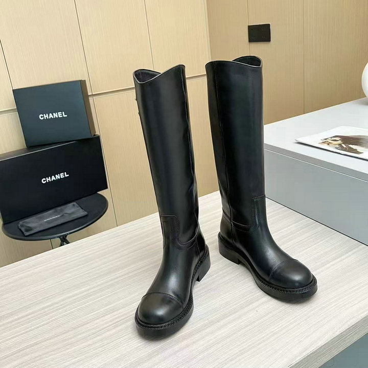商品名称：シャネル CHANEL 2026年 ロングブーツ フラットシューズ カジュアルシューズ 靴 レディース