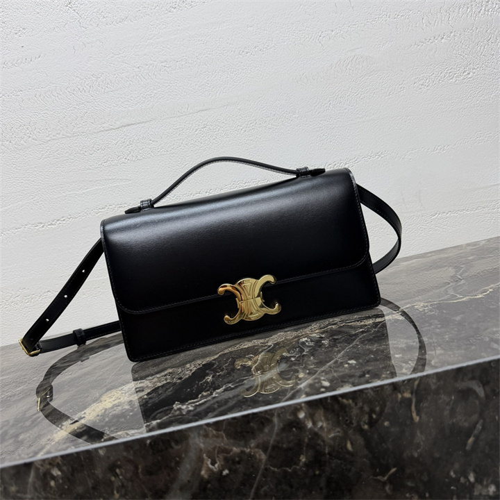 商品細詳を見る:セリーヌ CELINE 2026年 ミディアム トリオンフ フォリオ シャイニーカーフスキン