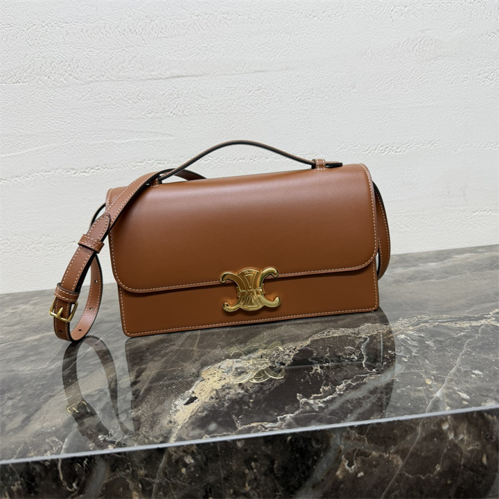 商品細詳を見る:セリーヌ CELINE 2026年 ミディアム トリオンフ フォリオ シャイニーカーフスキン