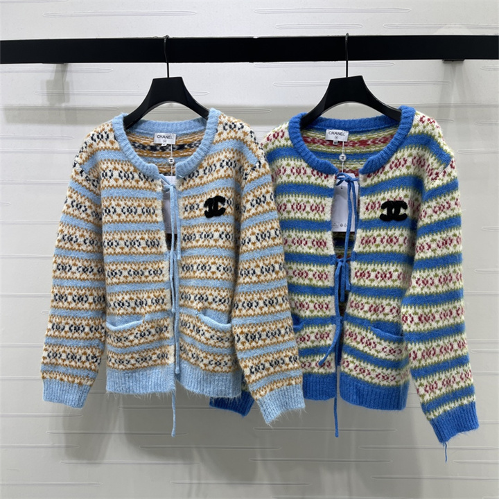 シャネル CHANEL 2026年 レディース ニット カーディガン 長袖 クルーネック シンプル 秋冬 カジュアル トップス