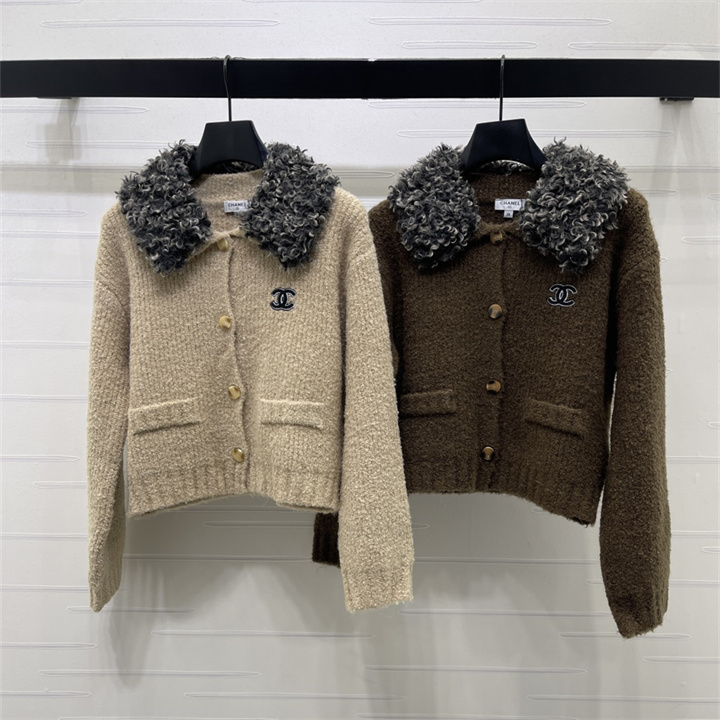 シャネル CHANEL 2026年 レディース 襟付き付き ニット カーディガン 長袖 シンプル カジュアル 秋冬 トップス