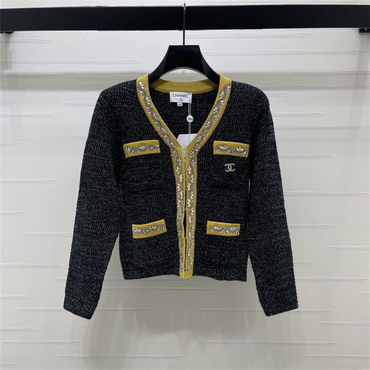シャネル CHANEL 2026年 レディース Vネック ニット カーディガン 長袖 シンプル カジュアル 秋冬 トップス