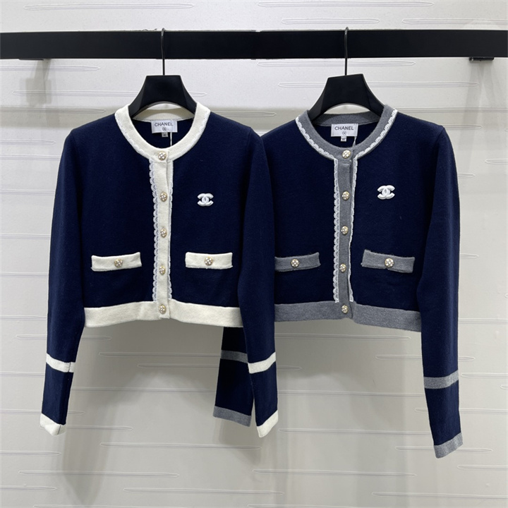 シャネル CHANEL 2026年 レディース ニット カーディガン 長袖 クルーネック シンプル カジュアル 秋冬 トップス