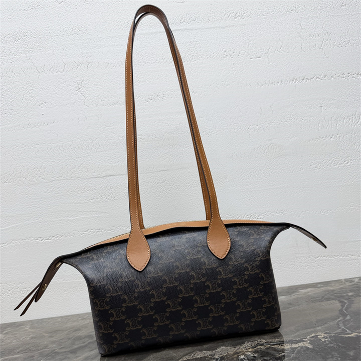 商品名称：セリーヌ CELINE 2026年 リトル ダッフル トリオンフキャンバス ナチュラルカーフスキン