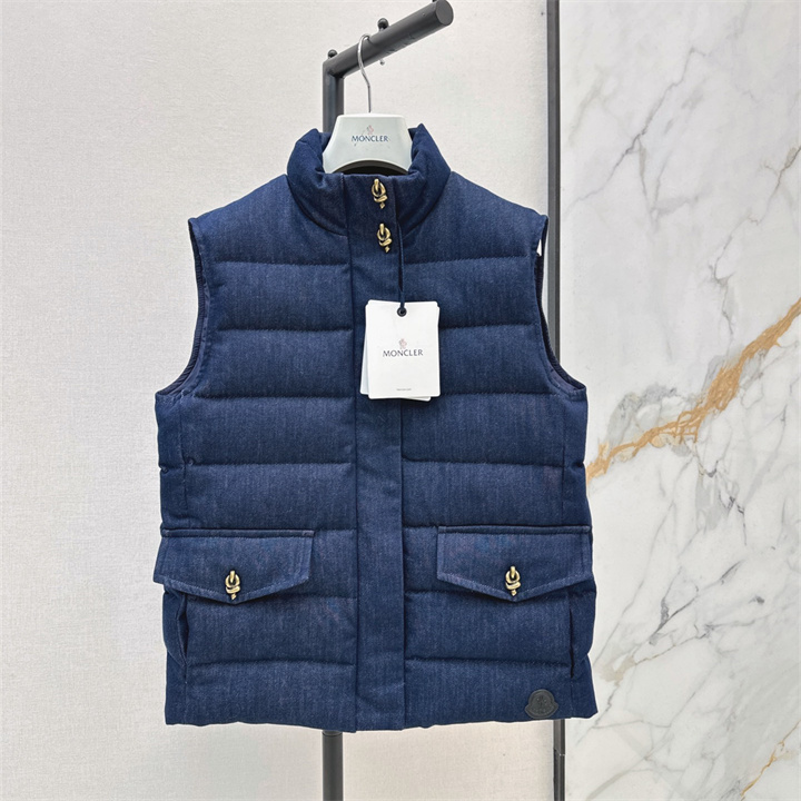 モンクレール MONCLER 2026年 ダウンベスト ノースリーブ ジップコート トップス カジュアル
