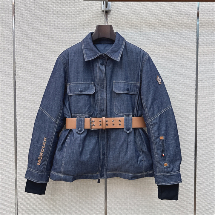 モンクレール MONCLER 2026年 レディース ダウンジャケット デニムジャケット 長袖 防寒 保暖 秋冬 アウター