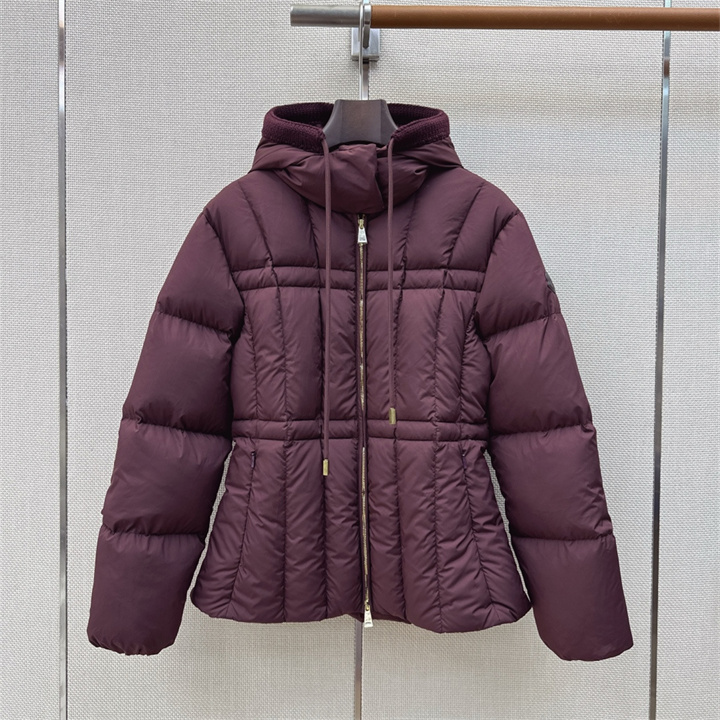 モンクレール MONCLER 2026年 レディース ショート丈 ダウンジャケット フード付き ジップジャケット 長袖 トップス カジュアル