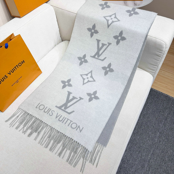 ルイヴィトン LOUISVUITTON 2026年 レディース リバーシブルストール ロング マフラー ショール 秋冬 おしゃれ