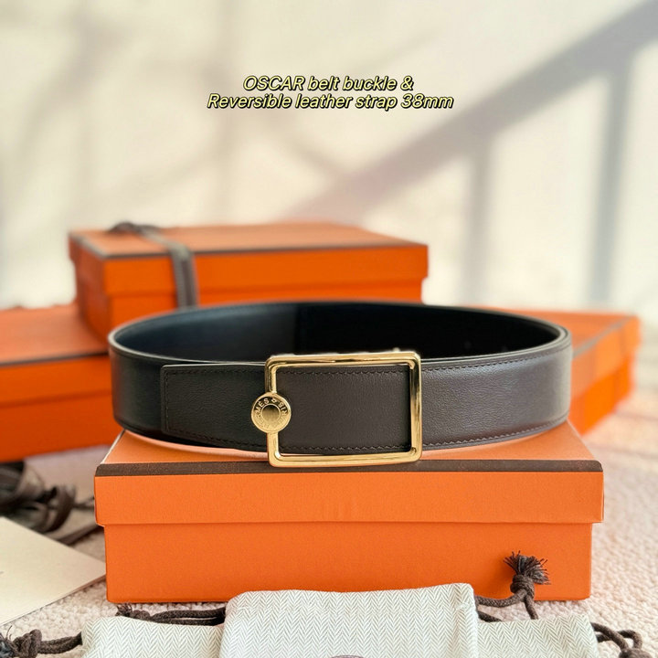 商品名称：エルメス HERMES 2026年 ベルト OSCAR バックル レザー メンズ