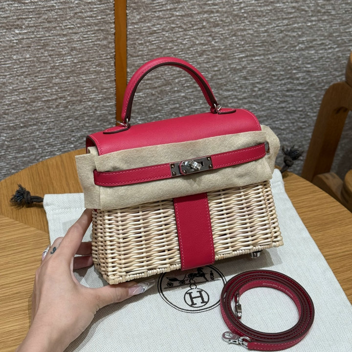 エルメス HERMES 2026年 ケリー ピクニック トップハンドルバッグ トートバッグ ショルダーバッグ レディース