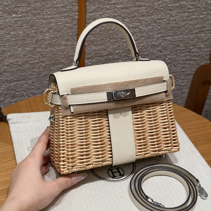 エルメス HERMES 2026年 ケリー ピクニック トップハンドルバッグ トートバッグ ショルダーバッグ レディース