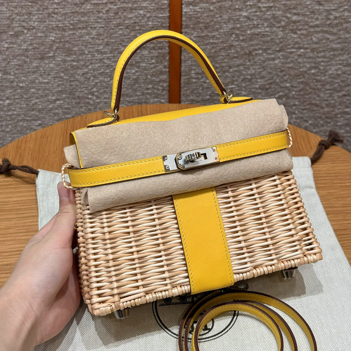 エルメス HERMES 2026年 ケリー ピクニック トップハンドルバッグ トートバッグ ショルダーバッグ レディース
