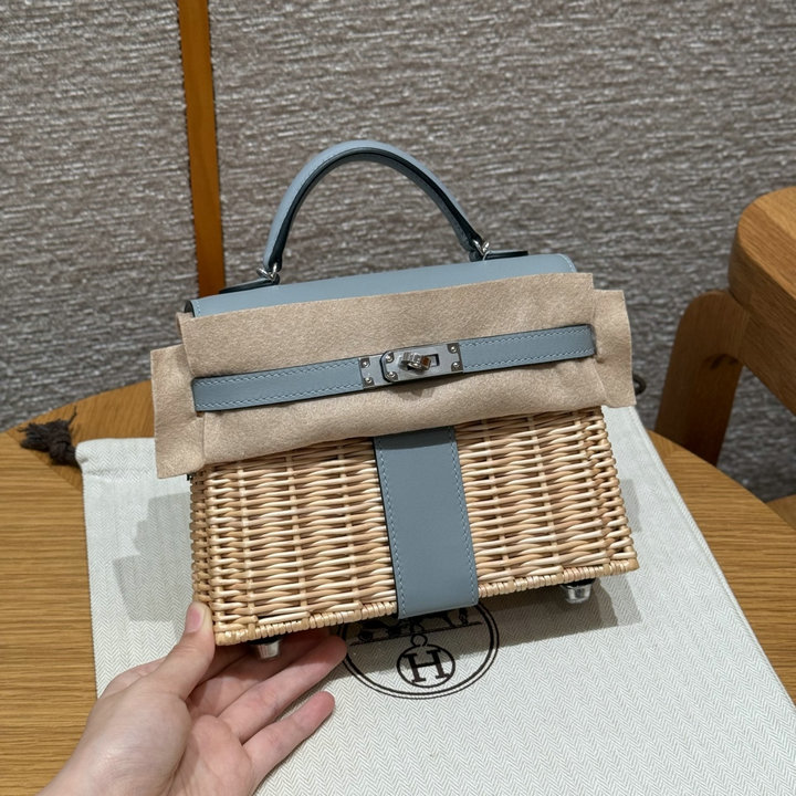 エルメス HERMES 2026年 ケリー ピクニック トップハンドルバッグ トートバッグ ショルダーバッグ レディース