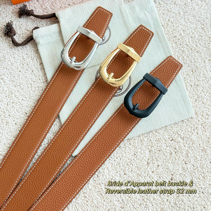 商品名称：エルメス HERMES 2026年 ベルト Bride d Apparat バックル レザー メンズ