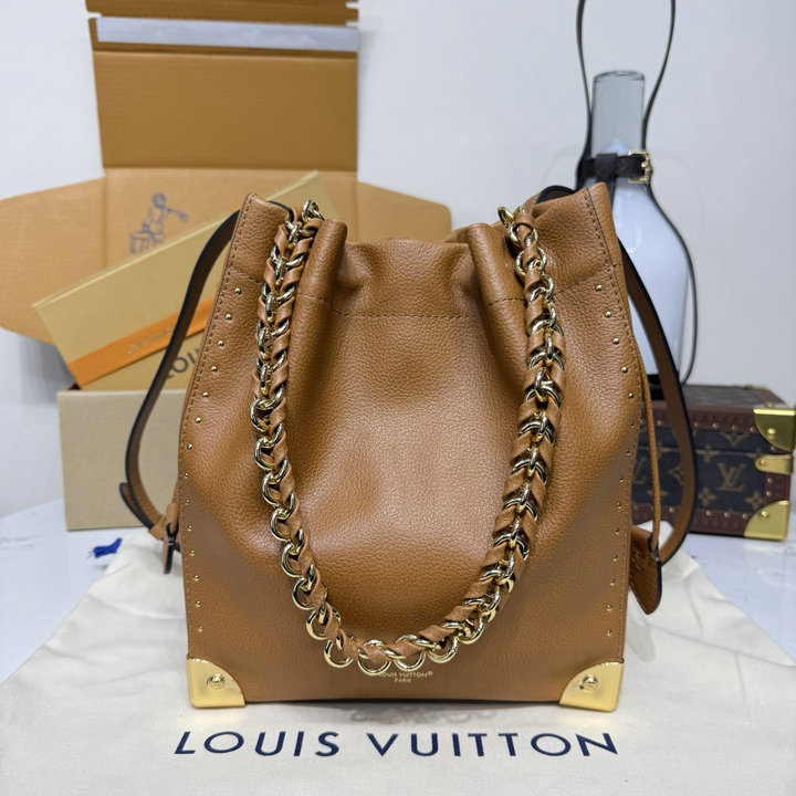 商品名称：ルイヴィトン LOUISVUITTON 2026年 M29131 ノエ トランク ドローストリングバッグ ショルダーバッグ レディース カーフレザー