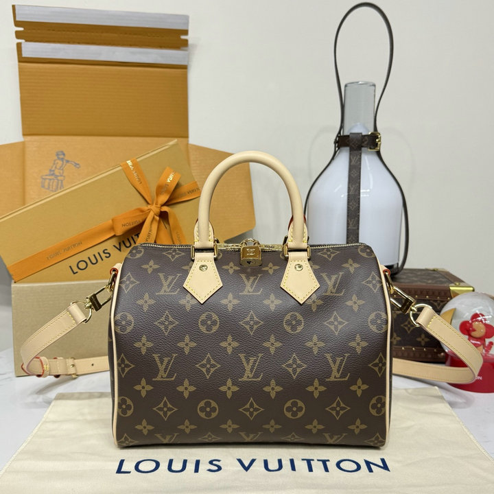ルイヴィトン LOUISVUITTON 2026年 M46977 スピーディ バンドリエール 25 トートバッグ ショルダーバッグ モノグラム キャンバス