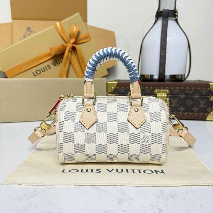 商品名称：ルイヴィトン LOUISVUITTON 2026年 N40918 ナノ スピーディ トートバッグ ショルダーバッグ コーティッド キャンバス