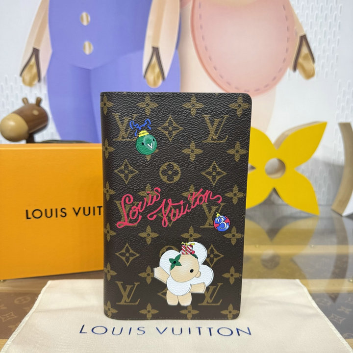 商品名称：ルイヴィトン LOUISVUITTON 2026年新作 ノートブックカバーMM 手帳カバー モノグラム キャンバス レザー