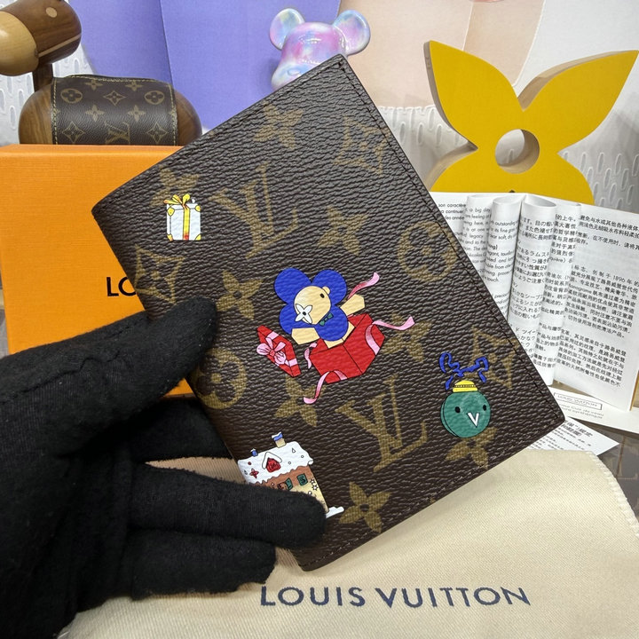 商品名称：ルイヴィトン LOUISVUITTON 2026年新作 パスポートカバー クーヴェルテュール パスポール モノグラム キャンバス レザー