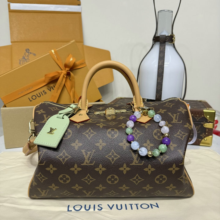 商品名称：ルイヴィトン LOUISVUITTON 2026年新作 M15107 スピーディ ソフト 30 トートバッグ ハンドバッグ ショルダーバッグ モノグラムキャンバス