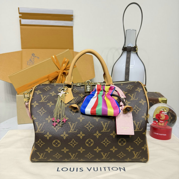 商品名称：ルイヴィトン LOUISVUITTON 2026年新作 M26498 スピーディ ソフト 30 トートバッグ ハンドバッグ ショルダーバッグ モノグラムキャンパス