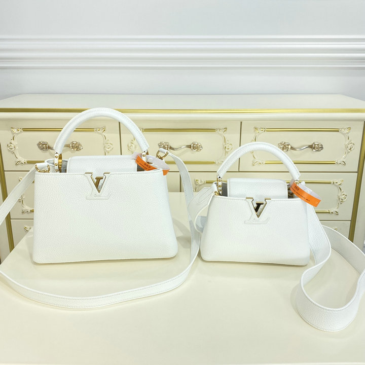 ルイヴィトン LOUISVUITTON 2026年新作 カプシーヌ BB トートバッグ ショルダーバッグ カウハイドレザー