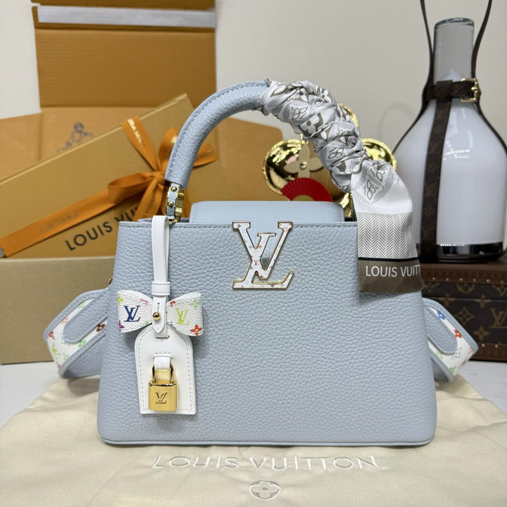 商品名称：ルイヴィトン LOUISVUITTON 2026年新作 M27638 カプシーヌ BB トートバッグ ショルダーバッグ カウハイドレザー