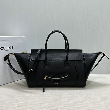 商品細詳を見る:セリーヌ CELINE 025-CE123693BK 2025年新作 スモール ニューラゲージ トートバッグ ハンドバッグ サプル シャイニー ラムスキン