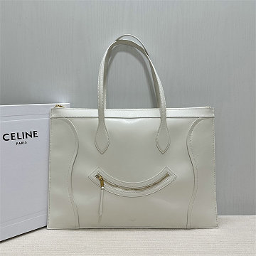 セリーヌ CELINE 025-CE123963BS 2025年新作 カバ ニューラゲージ トートバッグ ハンドバッグ グロッシーカーフスキン