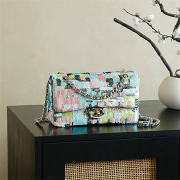 商品名称：シャネル CHANEL 025-CH1112ZPCL 2026年新作 スモール ハンドバッグ チェーンポーチ ショルダーバッグ レディース スパンコール