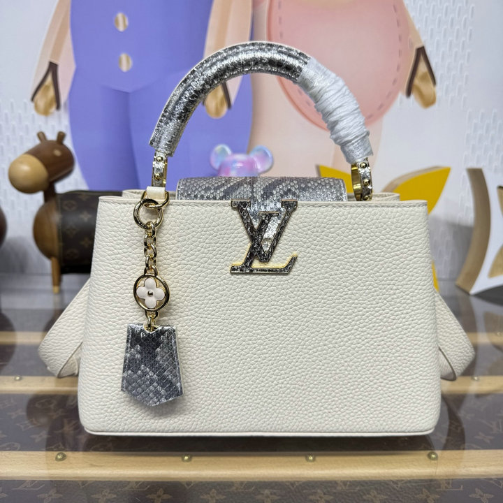 商品細詳を見る:ルイヴィトン LOUISVUITTON 2026年新作 カプシーヌ BB トートバッグ ショルダーバッグ カウハイドレザー