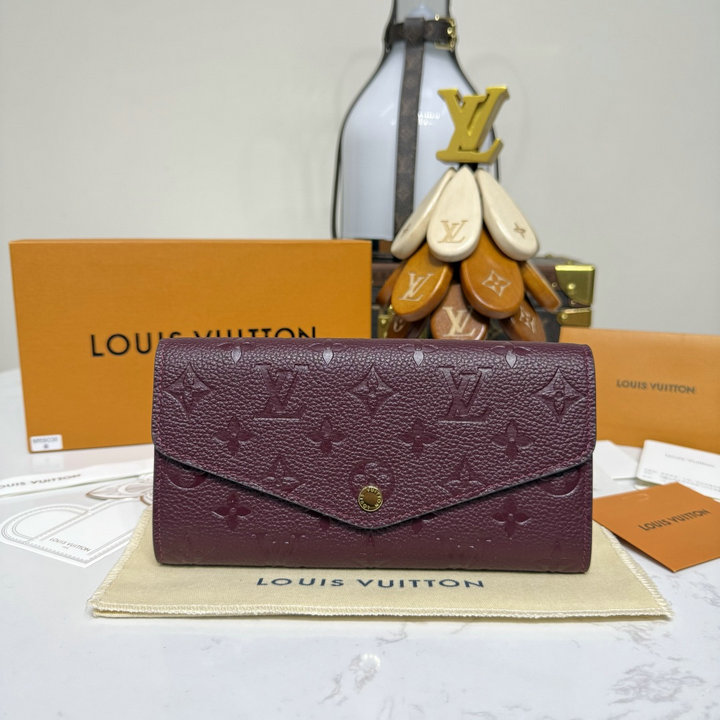 商品名称：ルイヴィトン LOUISVUITTON 2026年新作 M82257J ポルトフォイユ サラ フラップ長財布 ロングウォレット グレインカウハイドレザー