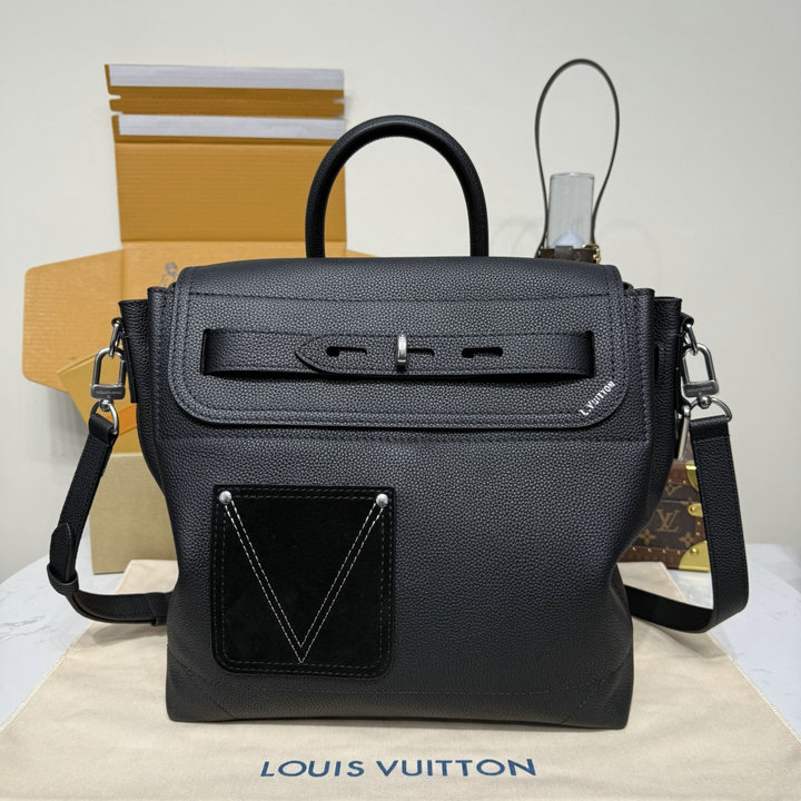 商品名称：ルイヴィトン LOUISVUITTON 2026年新作 スティーマー 30 バックパック メンズ リュックサック リュック LV タッチ レザー