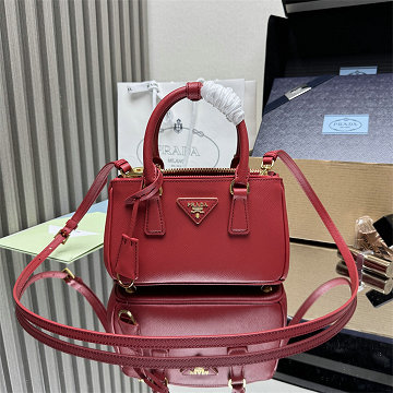 商品細詳を見る:プラダ PRADA 025-PD1BA916RD 2026年新作 ミニ トートバッグ ハンドバッグ 2way ショルダーバッグ レザー レディース