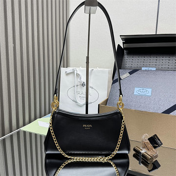 商品細詳を見る:プラダ PRADA 025-PD1BC261BK 2026年新作 ショルダーバッグ チェーンポーチ レザー レディース