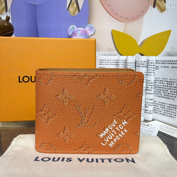 商品名称：ルイヴィトン LOUISVUITTON 2026年新作 ポルトフォイユ スレンダー 二つ折り短財布 ショートウォレット モノグラム ヘリテージ キャンバス