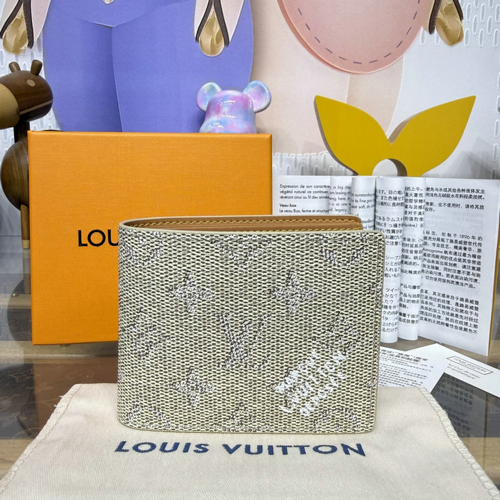 商品名称：ルイヴィトン LOUISVUITTON 2026年新作 M26838B ポルトフォイユ スレンダー 二つ折り短財布 ショートウォレット モノグラム ヘリテージ キャンバス