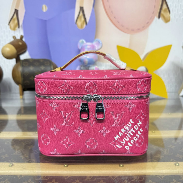ルイヴィトン LOUISVUITTON 2026年新作 ニース ミニ バニティ 化粧箱 トラベル アクセサリー モノグラム ヘリテージ キャンバス