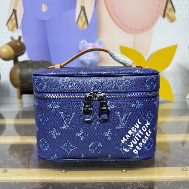 商品名称：ルイヴィトン LOUISVUITTON 2026年新作 M26889L ニース ミニ バニティ 化粧箱 トラベル アクセサリー モノグラム ヘリテージ キャンバス