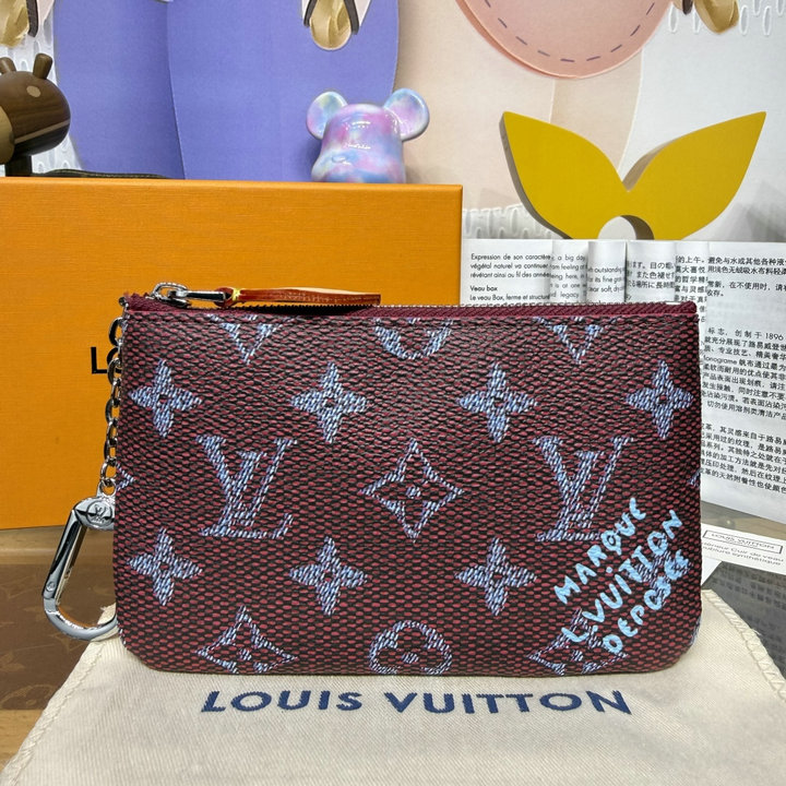 商品名称：ルイヴィトン LOUISVUITTON 2026年新作 M27111J カードキーケース ポシェット クレ S 小銭入れ コインケース コーティッド キャンバス