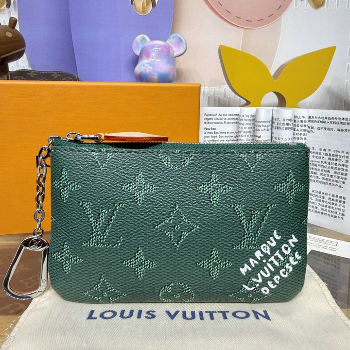 商品細詳を見る:ルイヴィトン LOUISVUITTON 2026年新作 M27141 カードキーケース ポシェット クレ S 小銭入れ コインケース コーティッド キャンバス