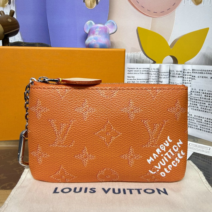 商品細詳を見る:ルイヴィトン LOUISVUITTON 2026年新作 M27142 カードキーケース ポシェット クレ S 小銭入れ コインケース コーティッド キャンバス