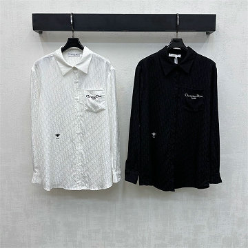 商品細詳を見る:クリスチャンディオール CHRISTIAN DIOR 2026年新作 ロングスリーブシャツ 开襟 ブラウス コットン レディース