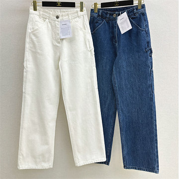 シャネル CHANEL 2026年新作 デニムパンツ ジーンズ ストレート パンツ おしゃれ レディース