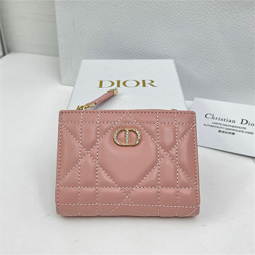 商品細詳を見る:クリスチャンディオール CHRISTIAN DIOR 99-CD4208YFH 2026年新作 ディオール カロ Dahlia ウォレット 二つ折り短財布 カナージュ